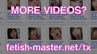 Japanese Asian Tongue Spit Face Eau-de-Cologne Shellacking Sucking Kissing Handjob Talisman - More at fetish-master&period;net
